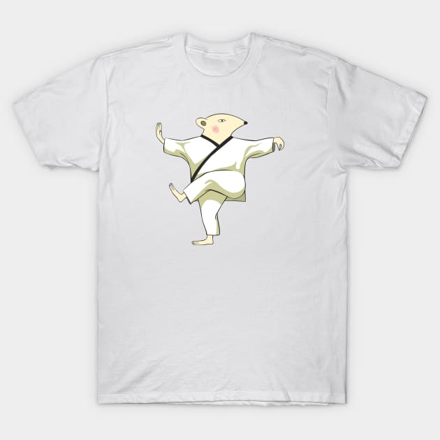 Tai Chi Mouse T-Shirt by lents